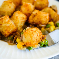 Easy Tater Tot Casserole Recipe (with Corn)