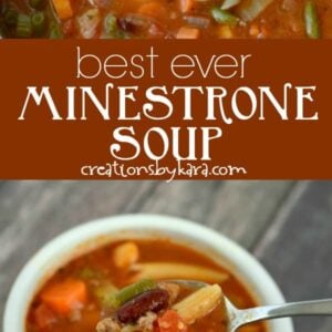 best minestrone soup recipe collage