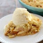 There is no crust rolling involved with this awesome Dutch Apple Pie. It is the best ever!