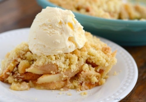 After one bite of this Dutch apple pie, you will be in apple pie heaven! We call it "evil apple pie."
