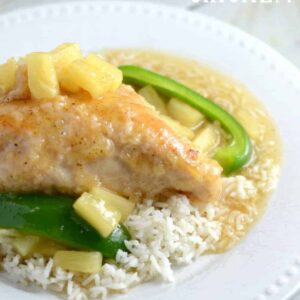 Hawaiian sweet and sour chicken - an easy and yummy chicken recipe.