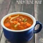 Hearty and delicious, this Minestrone Soup is sure to warm you up on a chilly evening! A family favorite soup recipe!