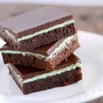 Recipe for the best mint brownies you will ever taste!