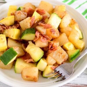 zucchini bacon skillet