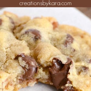 perfect chocolate chip cookies pinterest pin