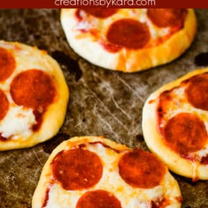 mini pizzas pinterest collage