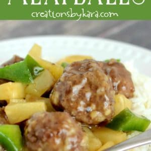 waikiki meatballs (sweet and sour meatballs)