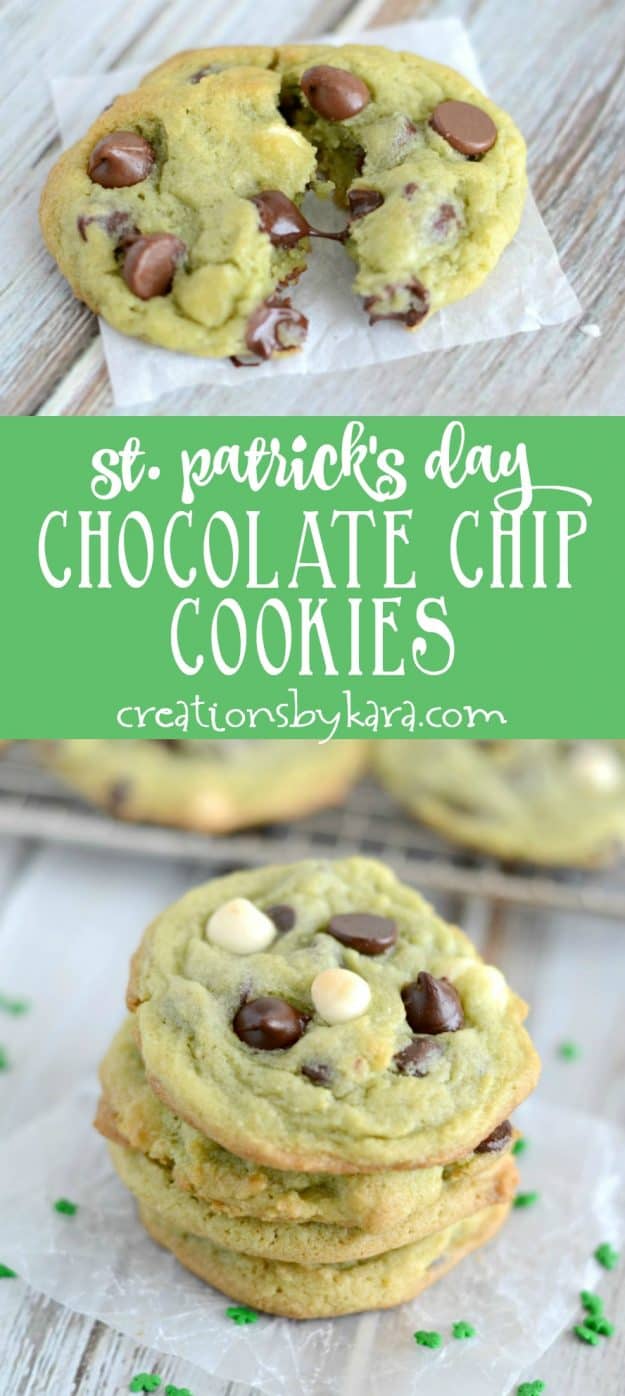 St. Patrick's Day Recipe- Chocolate Chip Cookies