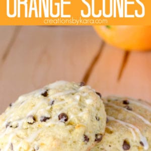 orange scones pinterest pin