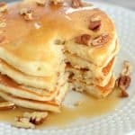 Recipe for amazing banana pancakes made from scratch.