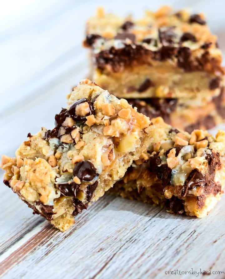 chocolate chip toffee bars recipe