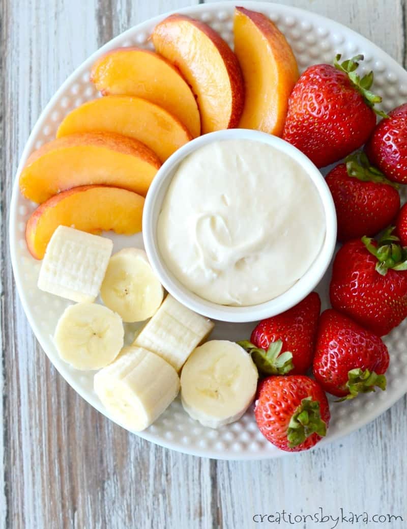 Peanut Butter Greek Yogurt Fruit Dip - Project Meal Plan