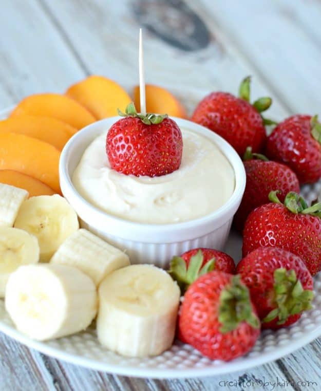 Recipe for the best ever fruit dip