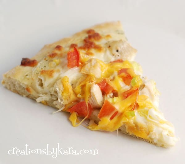 ranch chicken pizza