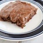 Zucchini Brownies with Chocolate Frosting