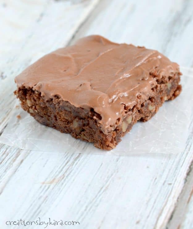 Have extra zucchini? Make these fudgy zucchini brownies. No eggs required.
