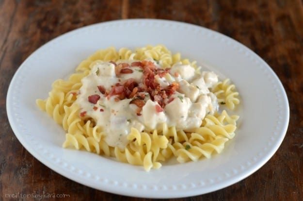 You have got to try this easy Creamy Chicken Pasta with Bacon!
