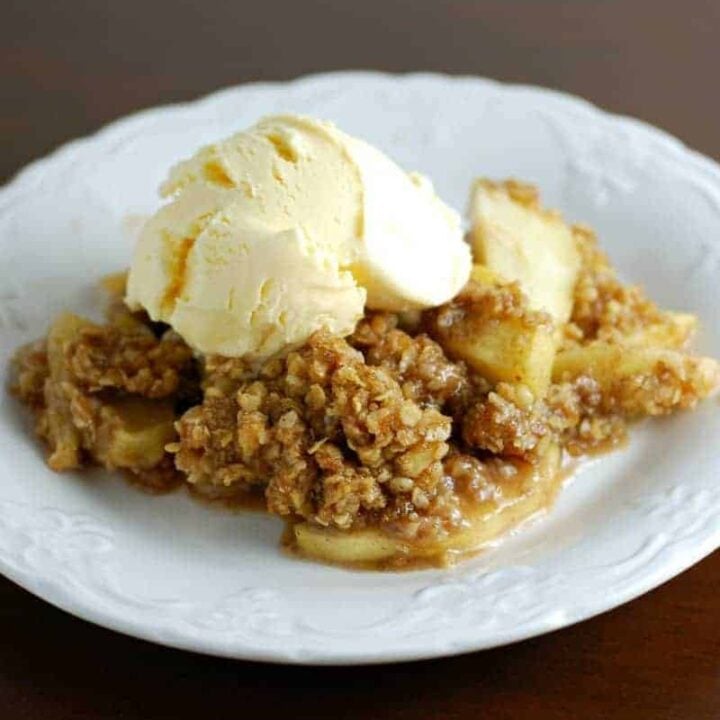 Amazing Apple Crisp Recipe (double crumbs!) - Creations by Kara