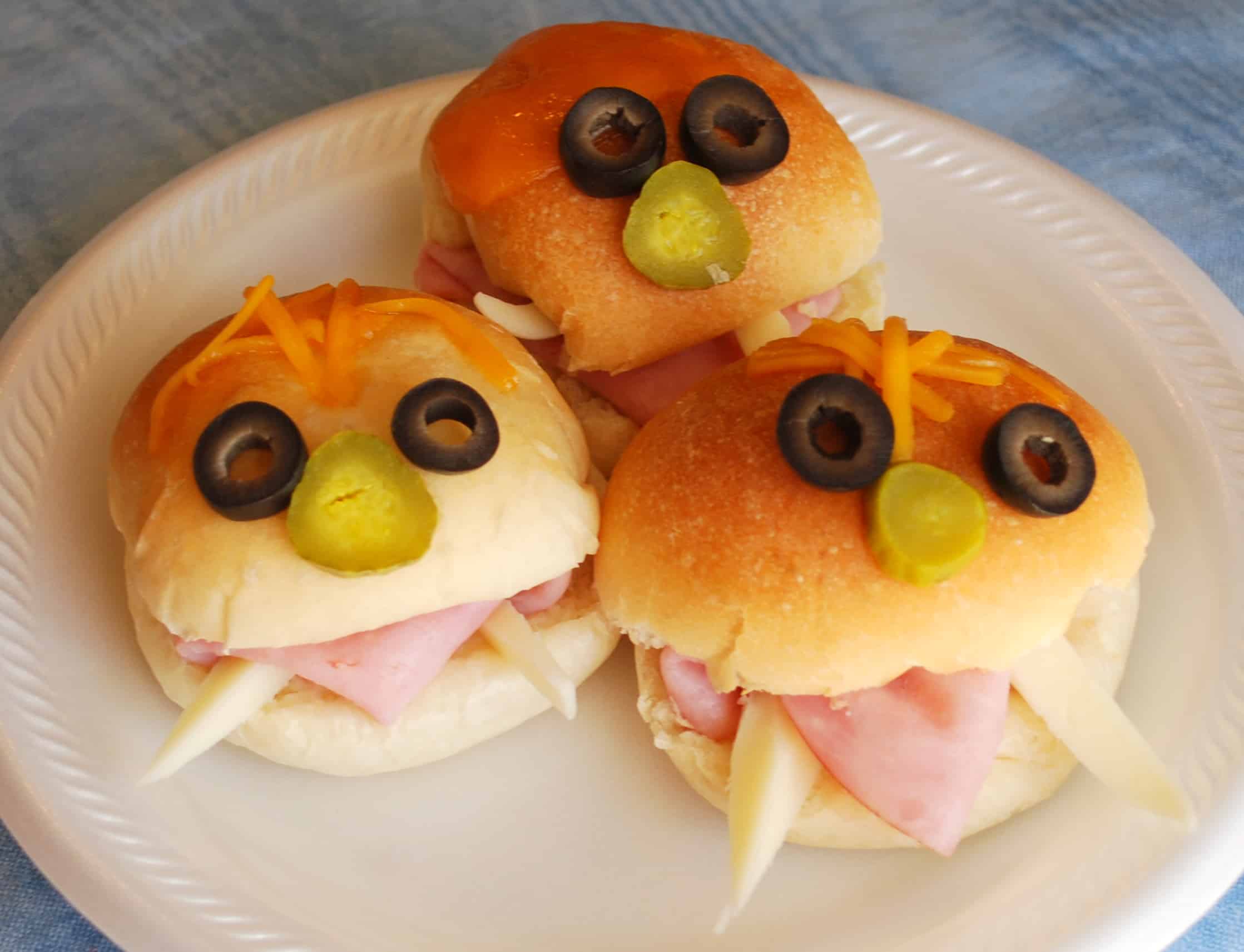 Halloween Recipe- Monster Sandwiches