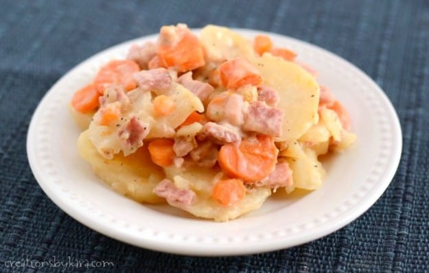 This ham potato bake makes an easy and delicious weeknight dinner!