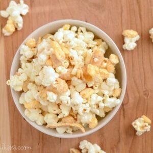 This sweet and salty White Chocolate Snack Mix is always a hit!
