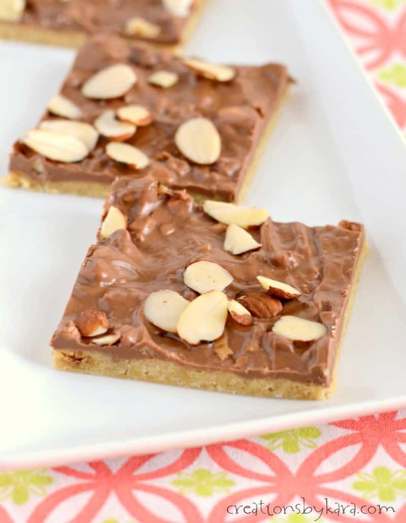 Quick and Easy Toffee Bars