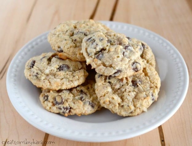 7-layer cookies with graham crackers, coconut, and chocolate chips