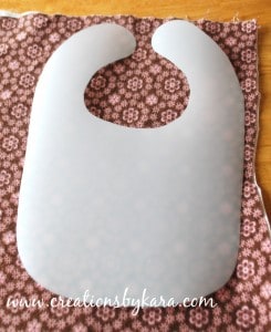 how to make a baby bib