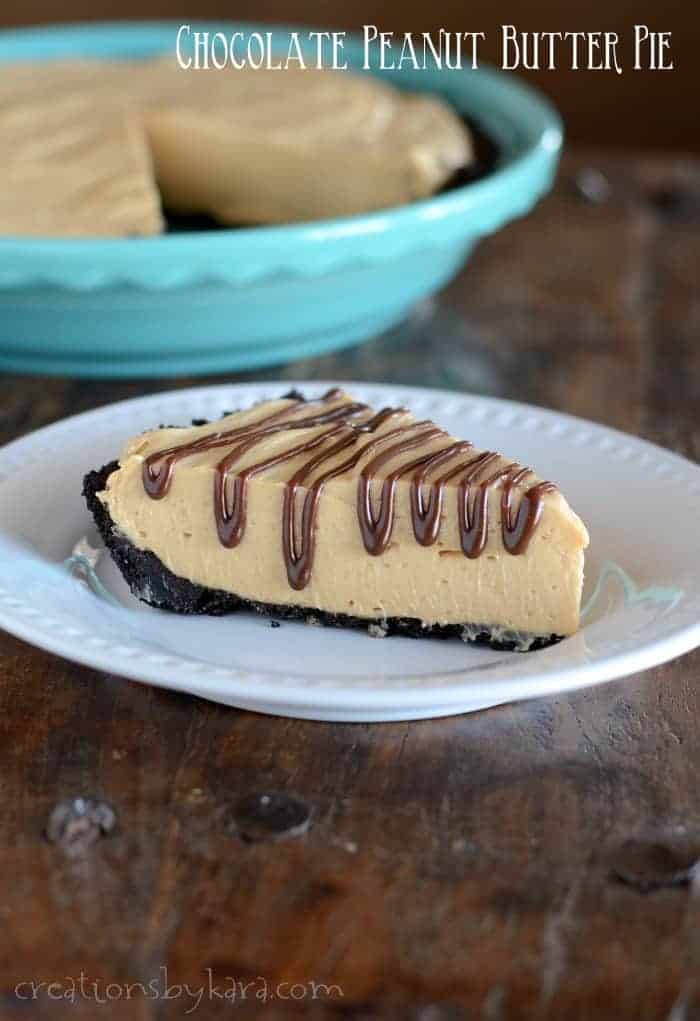 Peanut butter fans will love this Chocolate Peanut Butter Pie!