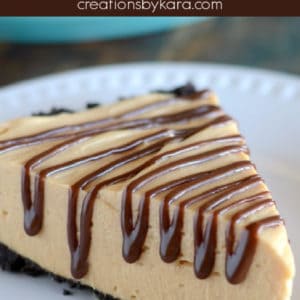 no bake chocolate peanut butter pie
