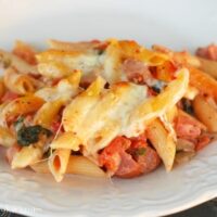 Penne Pasta with Smoked Sausage