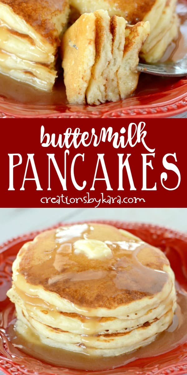 buttermilk pancakes recipe collage