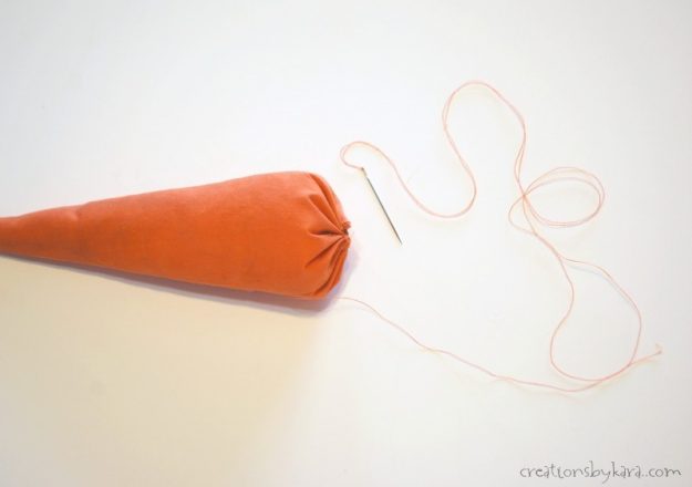 how to sew fabric carrots