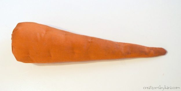 rustic fabric carrots