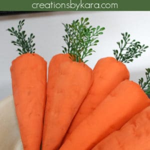 fabric carrots instructions pinterest pin