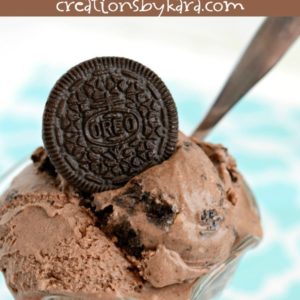 extra creamy chocolate oreo ice cream recipe collage