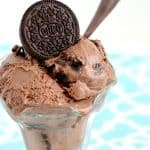 Whip up a batch of this chocolate Oreo ice cream. Chocolate pudding makes it extra creamy!