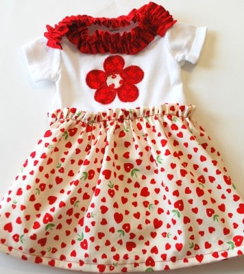 Learn how to make an adorable onesie dress with this step by step tutorial.