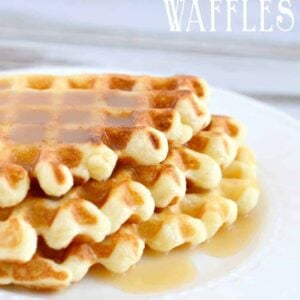 Known as waffles of insane greatness, these really are some crazy good waffles. A great waffle recipe to try!