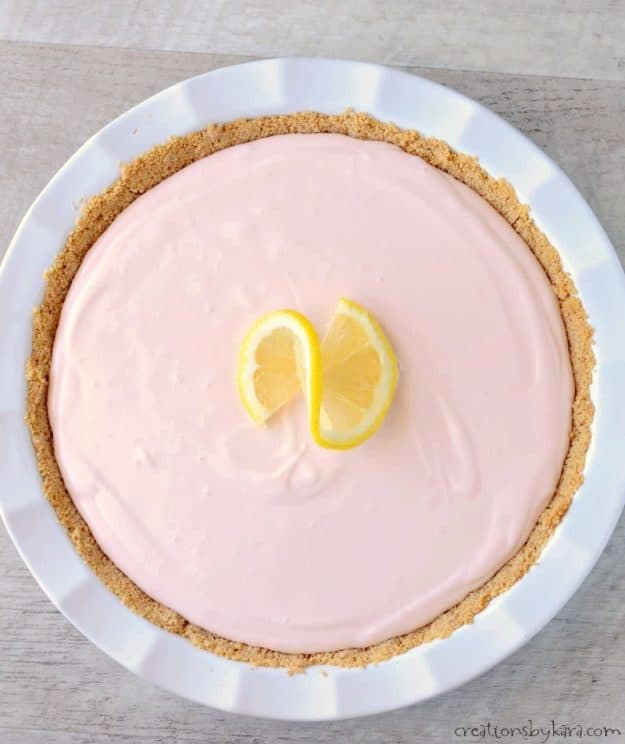 Creamy Pink Lemonade Pie
