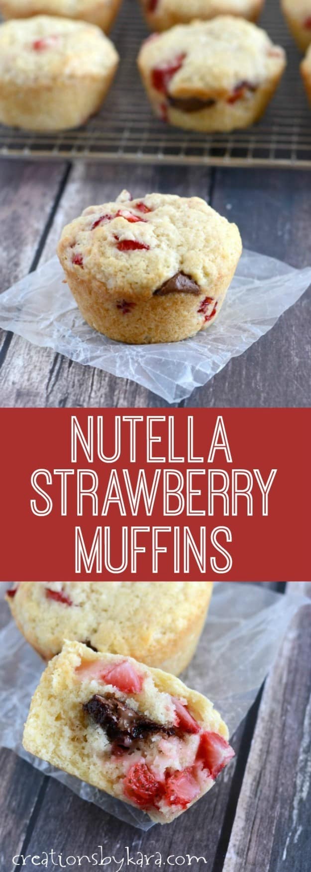 Recipe for Strawberry Nutella Muffins