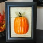 It doesn't get much easier than this Framed Pumpkin. Such a cute and easy fall decoration!