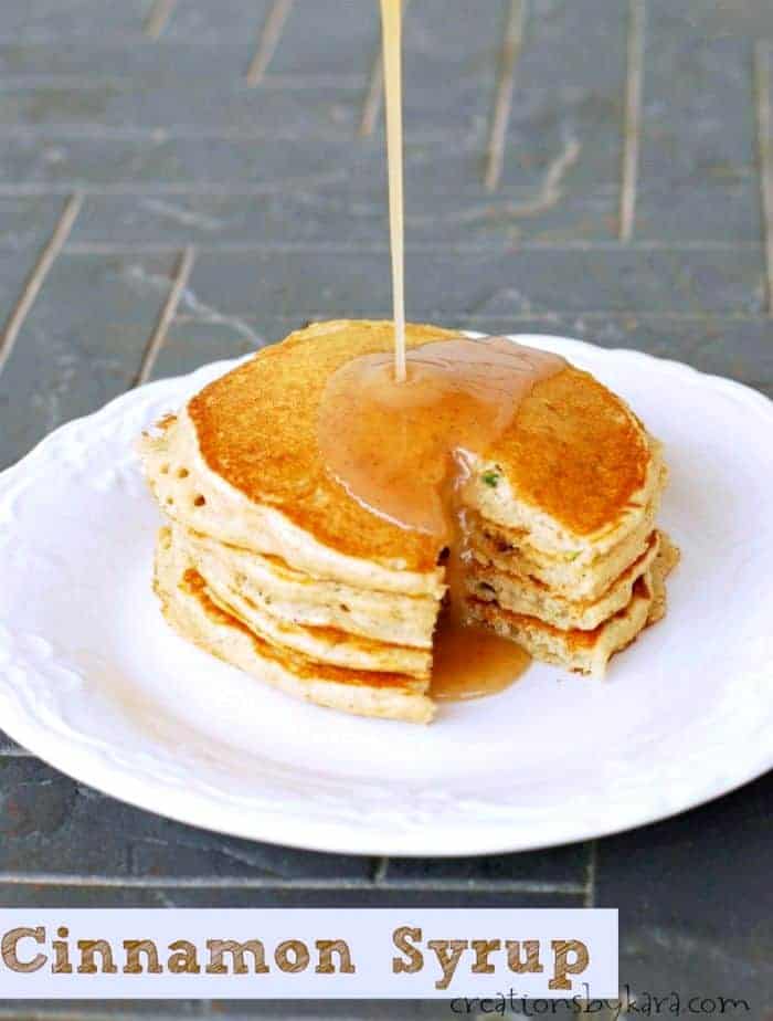 Try this Cinnamon Syrup on pancakes, waffles, or French toast!