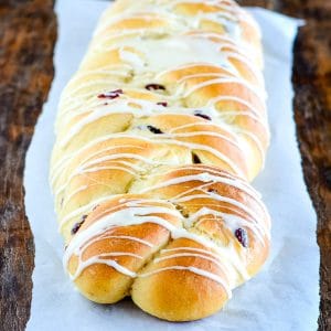 eggnog cranberry yeast bread