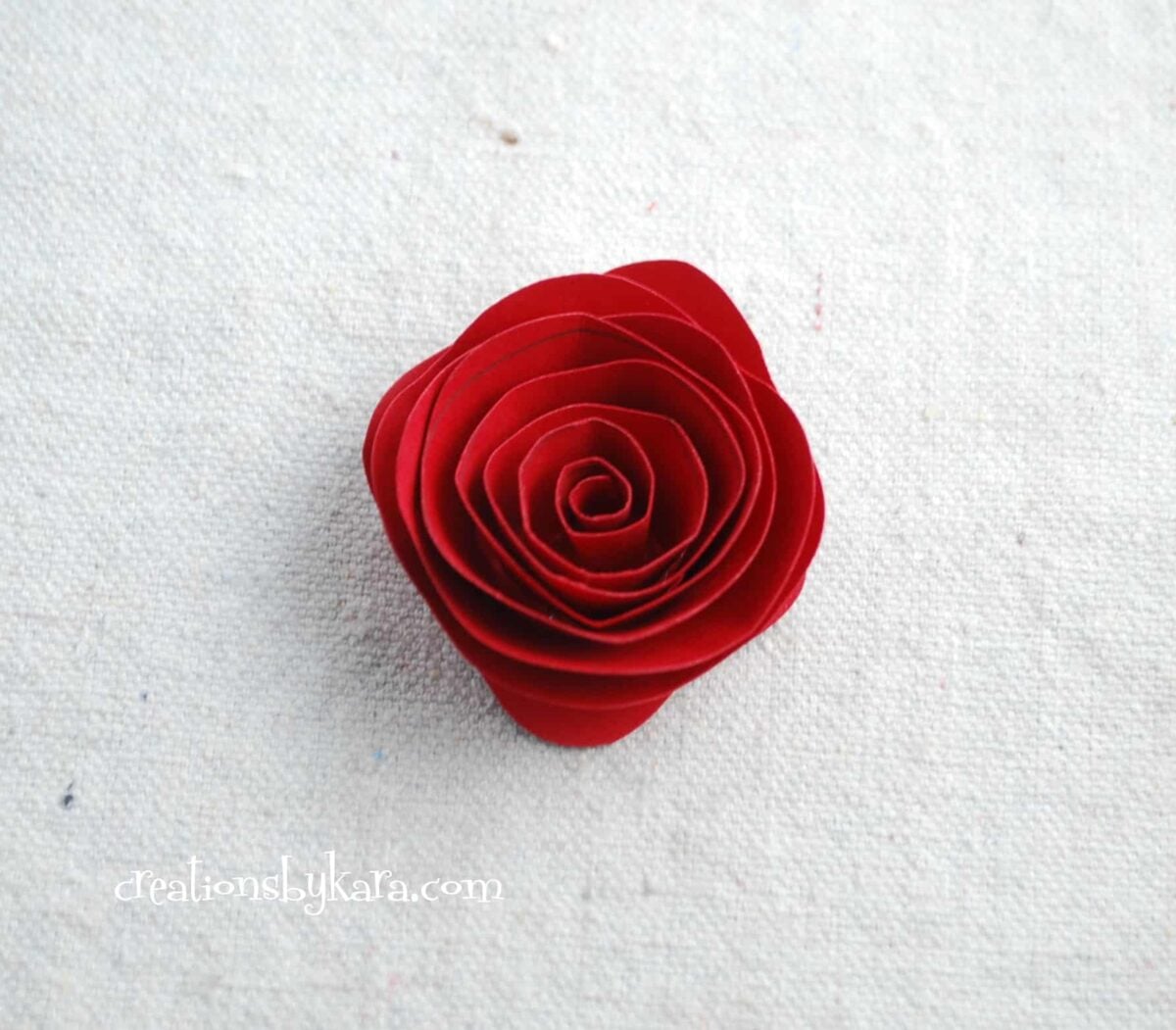 Ruffled Paper Roses How to Make Beautiful Paper Roses - Creations by Kara