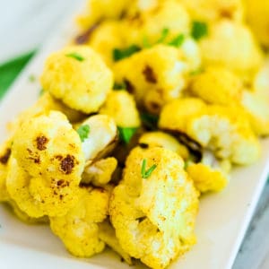 oven roasted cauliflower