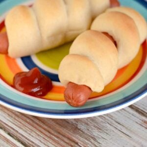 Best pigs in a blanket. No canned dough, these pigs in blankets are made from scratch!