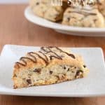 Toffee Chocolate Chip Scones - a rich and decadent scone recipe that is sure to become a favorite!