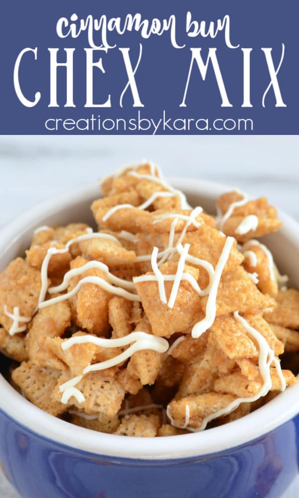 Crunchy Cinnamon Chex Mix Recipe Creations by Kara