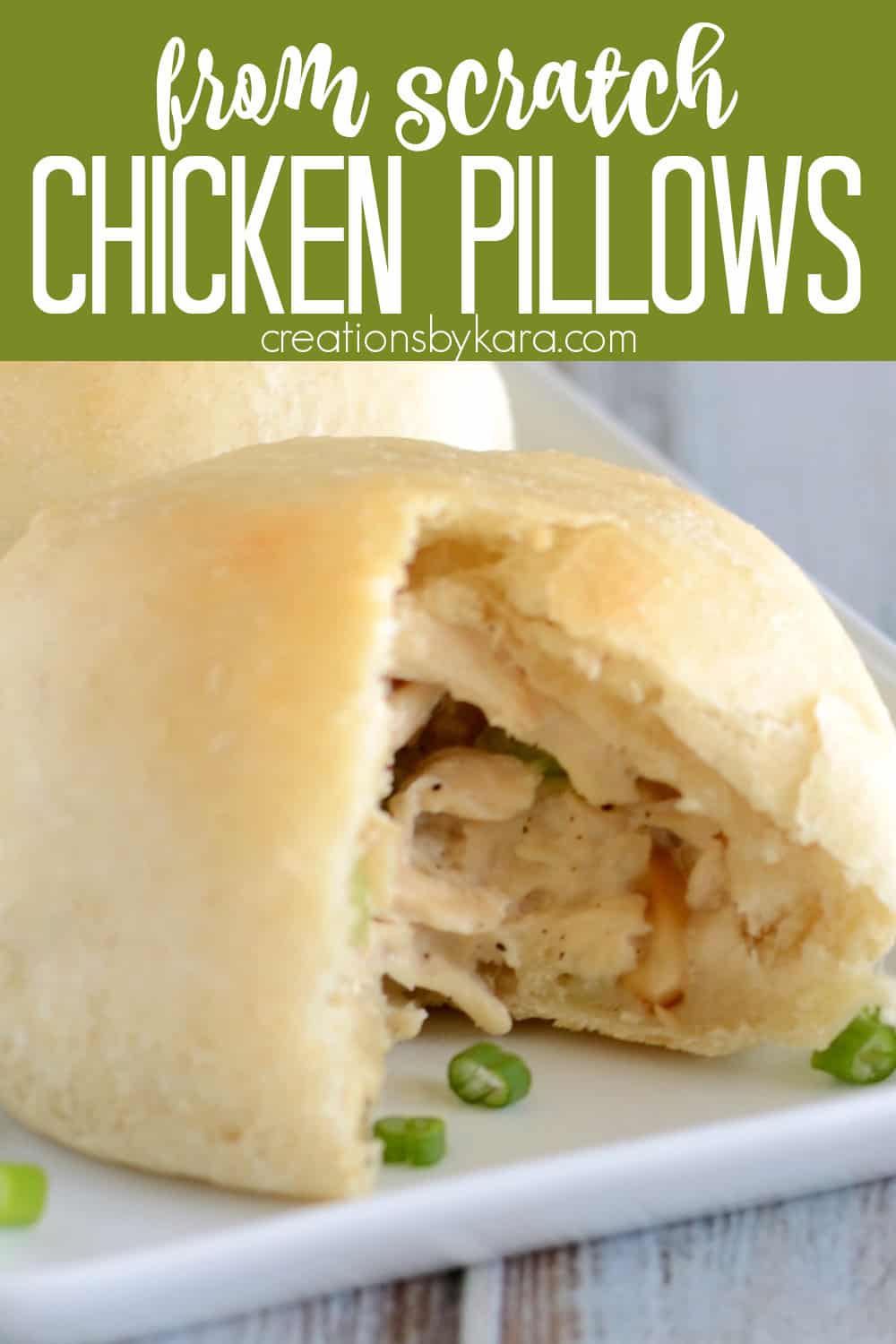 Homemade Chicken Pillows Recipe Creations by Kara
